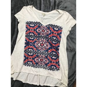 Super Cute Graphic Kaleidoscope Top